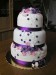 Svatební dort - fialový