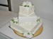 svatební dort - čtverec